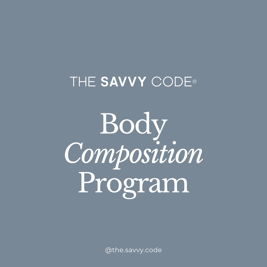 Savvy Code | Body Composition Program