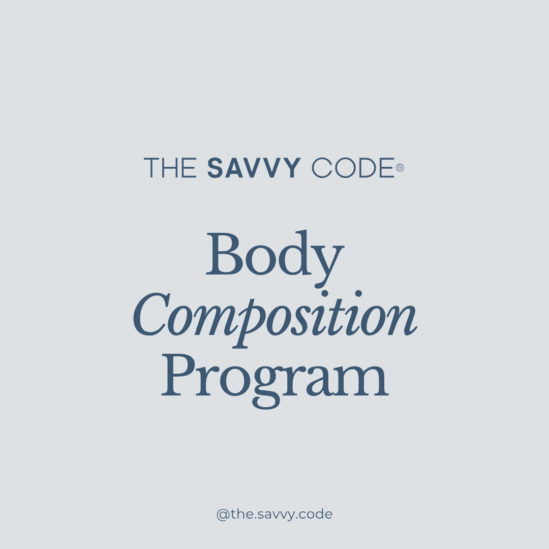 Savvy Code | Body Composition Program
