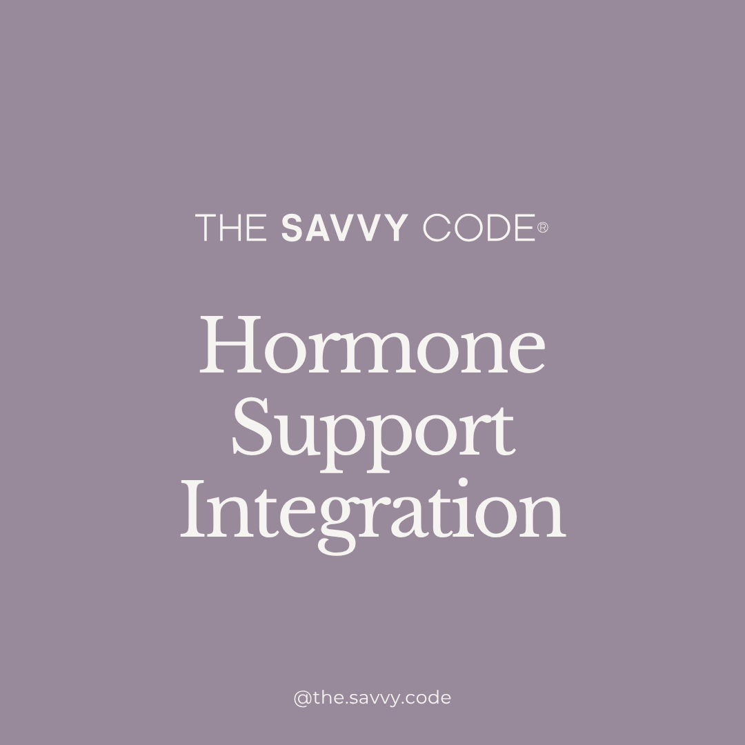 Savvy Code | Hormone Support Integration