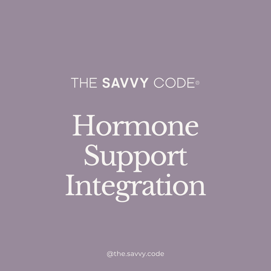Savvy Code | Hormone Support Integration